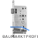 BMH Fluchtt�rschloss 1013, 1-flg. Funktion D/EN 179, DM 65/20 rechts, Edelstahl