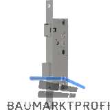 BKS Rohrrahmenschloss 1314 Flachstulp Dornma� 40 mm