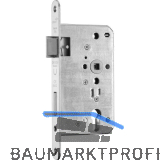 BMH Fluchtt�rschloss 1013, 1-flg. Funktion D/EN 179, DM 100/24 links, Edelstahl