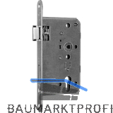 BMH Fluchtt�rschloss 1013, 1-flg. Funktion D, einw�rts,DM 65/20,rechts,Edelstahl