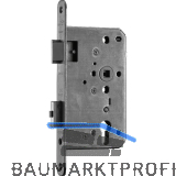 BMH Fluchtt�rschloss 1113 PZ, Funktion D/EN 179, Dornma� 65, Edelstahl rechts