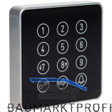 Tastatur Cody Touch, Acryl mit Metallrahmen, schwarz-silber