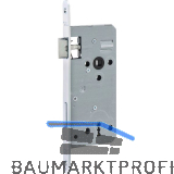 DORMAKABA Einstemmschloss BB 121R, DM 50, Stahl verzinkt silberf�rbig