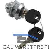 Blechmontagezylinder, 20mm, gleichsperrend Sperre EK 444,Zinkdruckguss verchromt