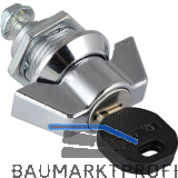 Knebel-Vorreiber gleichsperrend Sperre EK 444, Zinkdruckguss verchromt