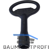 Dreikant-Steckschl�ssel 8 mm, Zinkdruckguss schwarz