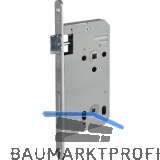 WG Einstemmschloss 440 R, WC, DM 60, Stahl verzinkt silberf�rbig