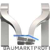 ECO Stangengriff EPN 900 IV UG, 45� Drehwinkel, Edelstahl