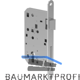 ECO Fluchtt�rschloss GBS 92 1-flg. Funktion B einw�rts,Rundstulp 24,PZ 65 rechts