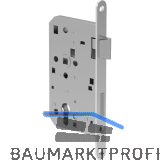 ECO Fluchtt�rschloss GBS 92 1-flg. Funktion E, Rundstulp 20,PZW 65 rechts