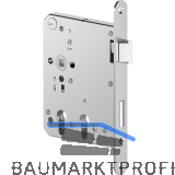 ECO Einstemmschloss GBS 180 PZW/2 PZ FH, rechts, DM 60/100, Edelstahl Stulp 24