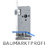 DORMAKABA Einstemmschloss 127, Keilbart, Fl�sterfalle,DM61,verzinkt silberf�rbig