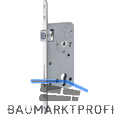Fluchtt�rschloss 127/PA.E, 1-flg. Funktion E/ EN 1125, Fl�sterfalle, DM 70/300