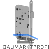ECO Fluchtt�rschloss GBS 92 1-flg. Funktion E, Rundstulp 20,PZW 55 rechts