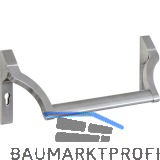 BKS Stangengriff 74000 EN 1125, Gangfl�gel PZ 72, ohne Griffrohr, Edelstahl