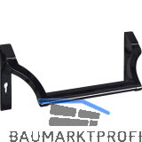 BKS Stangengriff 74000 EN 1125, Gangfl�gel PZ 92, ohne Griffrohr, schwarz matt