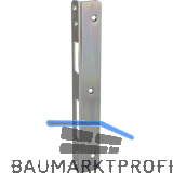 GU Winkelschlie�blech f�r Secury, links, Falz 4 mm, Stahl verzinkt