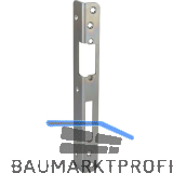 GU Winkelschlie�blech f�r Secury,rechts,Falz 4mm, f�r E-�ffner, Stahl verzinkt