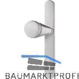 BKS Knopflangschild f�r au�en, rund RR 7504, PZ 92 mm, silber eloxiert