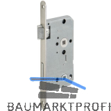 BMH Einstemmschloss WC, links, Dorn 55, Entf. 78 mm, Stahl silber lackiert