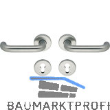 ECO Dr�ckergarnitur D110/R mit Rosetten PZ, VK 9, TS 40-66 mm, Edelstahl