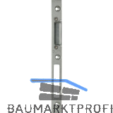 Schlie�blech GU-Secury z. Einfr�sen verstell. links, Falz 4 mm, verzinkt silber