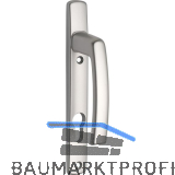 Dr�ckerhalbgt. HARMONY - innen, LS PZ92, TS - 90 mm, ohne Kzs., silber