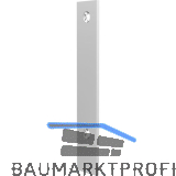 GU Anschlussstulp/Stulpverl�ngerung unten f�r Secury MFV, 130 x 24 mm,silber