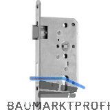 BMH Einstemmschloss Meisterst�ck PZW, links, Dorn 55, Rundstulp 24mm, Edelstahl