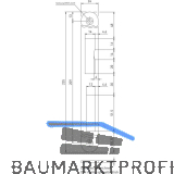 BMH Schlie�blech 1145 f�r BMH Schl�sser, rund, Edelstahl