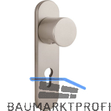 Knopfkurzschild 3054/5162DZAFH, PZ 88 mm, Edelstahl satiniert