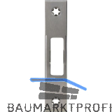 Schlie�blech f�r MFV Secury 2-flg. Flach 24 x 3 x 120 mm Zusatzfalle, Edelstahl