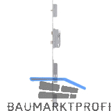 MFV-Schloss 134/MO/SET-5, Stulp 2200 x 20 x 2,7 mm, eckig, silberf�rbig