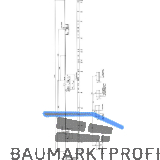 KFV MFV-Schloss BS 2300 DIN, DM 35, Stulp 16 mm eckig, VK 8 mm, Stahl verzinkt