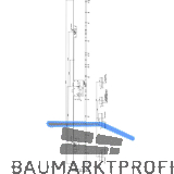 KFV MFV-Schloss BS 2300 DIN, DM 65, Stulp 20 mm eckig, VK 8 mm, Stahl verzinkt