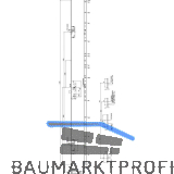 KFV MFV-Schloss BS 2300 DIN, DM 35, U-Stulp 24 x 6,3 mm, Edelstahl