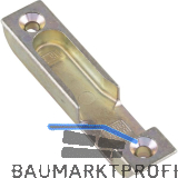 Schlie�blech f�r Rundzapfen zu STV F16 R4, Stulp 16 mm, verzinkt silberf�rbig