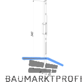Schlie�blech F+R zu STV F16/20 M4, rechts, verzinkt silberf�rbig, Fallenverst.