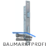 ROTO Rohrrahmenschloss Flachstulp m. Falle u. Riegel 851, DM 16, verzinkt silber