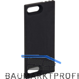 WSS Fallenauslaufplatte 30,5x80x3, Kunststoff schwarz