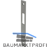 WILKA Schlie�blech 9317 flach f�r Rohrrahmen-Fallenschloss, 170x24x3mm,Edelstahl