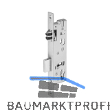 WILKA Rohrrahmenschloss Flachstulp m. Rollfalle u. Riegel, DM 35, Edelstahl