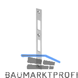 WILKA Schlie�blech flach Falle und Riegel, 245 x 24 x 3 mm, Edelstahl