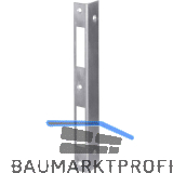 Winkelschlie�blech eckig Blindlappen 27mm, gerade, Stahl verzinkt silberf�rbig