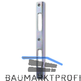 Winkelschlie�blech eckig Blindlappen 10mm, Ausschnitt gerade, verzinkt silber