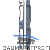 Schlie�blech U-Form m. PVC-Einlage 190 x 20 x 0,75 mm, rund, verzinkt silber