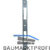 Schlie�blech R10 gerade einseitig abgerundet, 210x20x3 mm, Stahl verzinkt