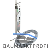 WILKA Fluchtt�rschloss 7697 1-flg. elekt. kuppelbar, links,eckig, DM35,Edelstahl