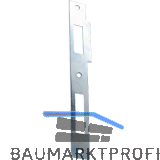 Doppelt�rschlie�blech eckig, 210 x 30 x 2 mm, Stahl blau verzinkt