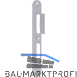 Schlie�blech f�r Fluchtt�rschl. stumpf, rund, links, Edelstahl (2011642218)